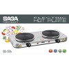SAGA ELECTRIC DUAL BURNER HOTPLATE 2000W SAGA ELECTRIC DUAL BURNER HOTPLATE 2000W